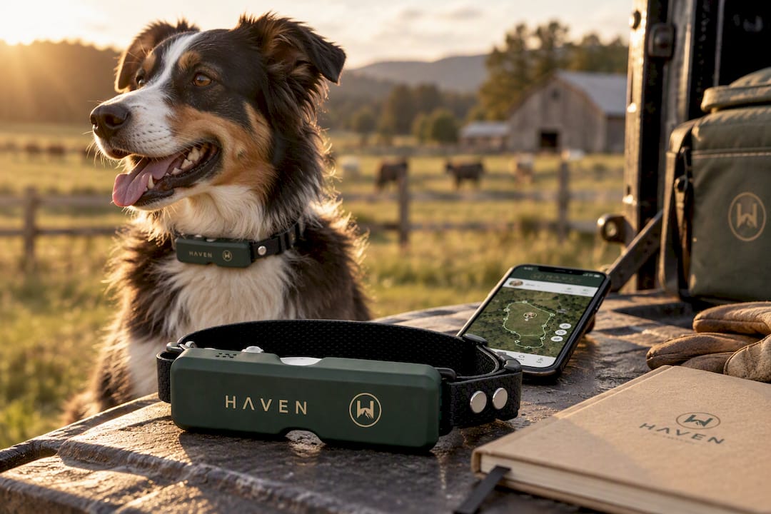 NAXWAVE Wireless GPS Dog Fence and Tracking Collar