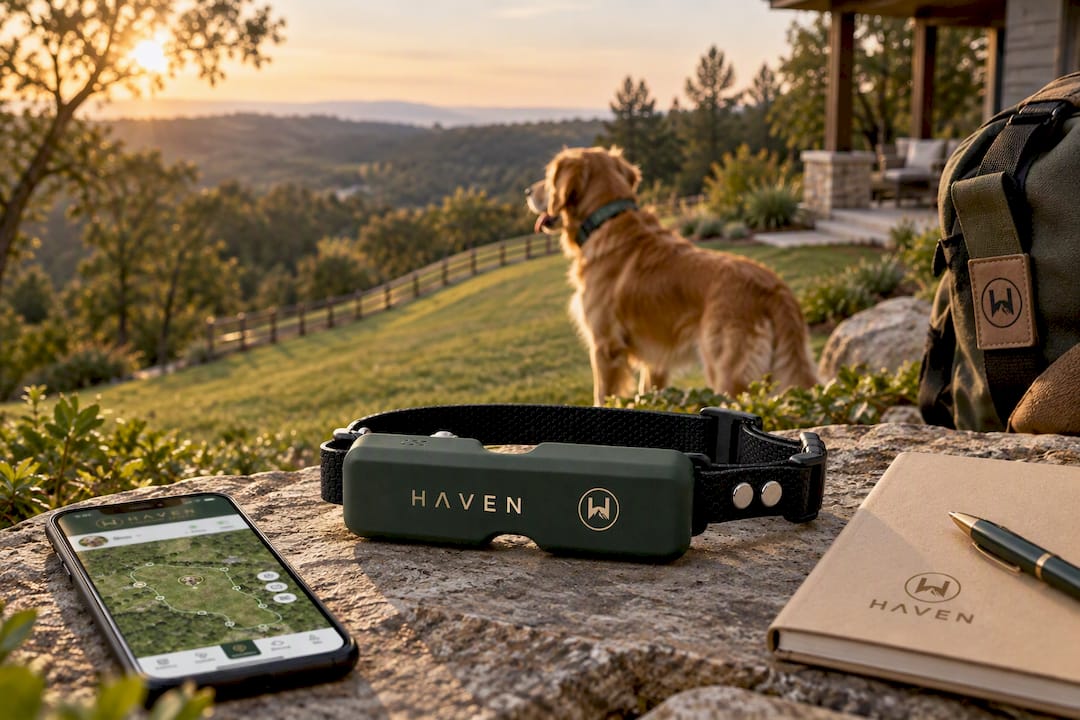 NAXWAVE Wireless GPS Dog Fence and Tracking Collar