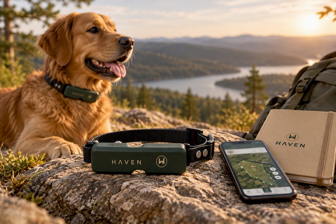 NAXWAVE Wireless GPS Dog Fence and Tracking Collar