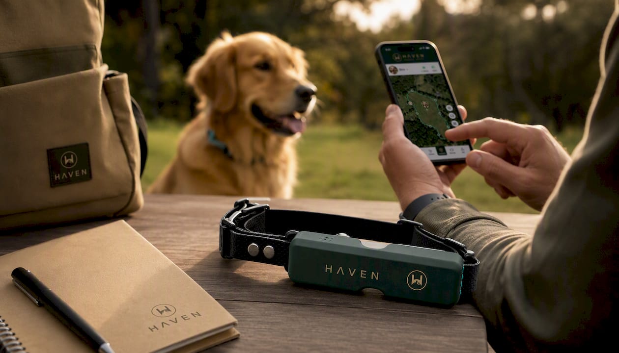 NAXWAVE Wireless GPS Dog Fence and Tracking Collar