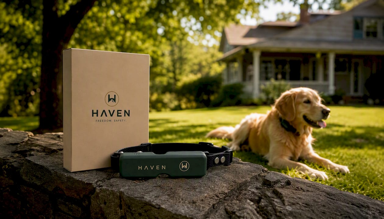 NAXWAVE Wireless GPS Dog Fence and Tracking Collar